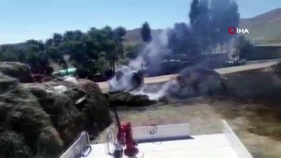 hayvancilik -  Ağrı’da çıkan yangında 110 ton ot küle döndü  Videosu