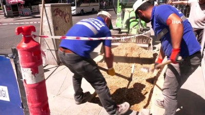onarim calismasi -  Büyükşehir’den kaldırımlarda bakım atağı  Videosu
