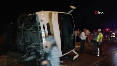 karahisar -  Isparta'da trafik kazası: 10 yaralı Videosu
