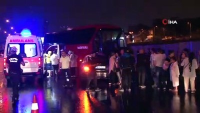 otobus soforu -  D-100 Karayolunda faciadan dönüldü  Videosu