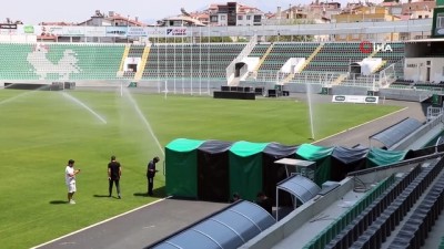 local - Denizli Atatürk Stadı Galatasaray maçına hazır  Videosu