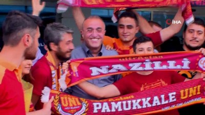 takim otobusu - Galatasaray sezonun ilk maçı için Denizli’ye geldi Videosu