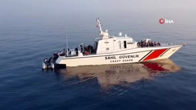sahil guvenlik -  Bodrum’da 102 göçmen yakalandı  Videosu