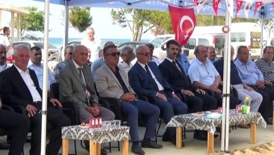 temel atma toreni -  Geyikkoşan Sosyal Tesisleri'nin temeli atıldı Videosu