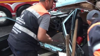 yakit tankeri -  Sağanak yağış sonrası Maslak’ta feci kaza: 3’ü ağır 4 yaralı  Videosu