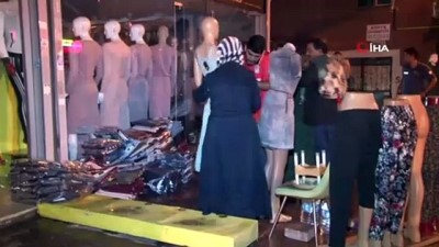 cati kati -  Aksaray’daki bir tekstil hanında çıkan yangın paniğe sebep oldu  Videosu