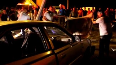 Bafra'da iki otomobil çarpıştı: 1 ölü, 3 yaralı - SAMSUN