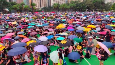 kira sozlesmesi - Hong Kong'daki gösteriler devam ediyor - HONG KONG  Videosu