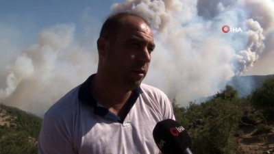 helikopter -  İzmir Karabağlar'daki orman yangını sürüyor Videosu