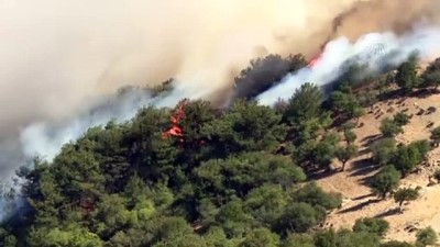 helikopter - Karabağlar'daki orman yangını (3) - İZMİR Videosu