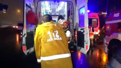  TEM’de, yolcu otobüsü tıra çarptı: 37 yaralı 
