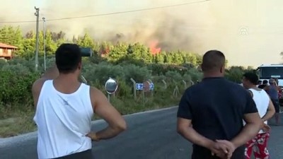 helikopter - Urla'da orman yangını (2) - İZMİR Videosu