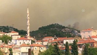 Karabağlar'da başlayan orman yangını devam ediyor (2) - İZMİR