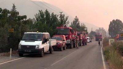 Karabağlar'da başlayan orman yangını devam ediyor (3) - İZMİR