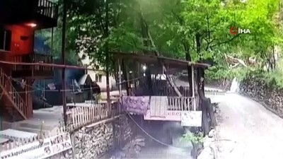 cenaze -  Kayseri'de dehşet anları kamerada... Kopan kaya parçaları gencin üzerine böyle düştü  Videosu