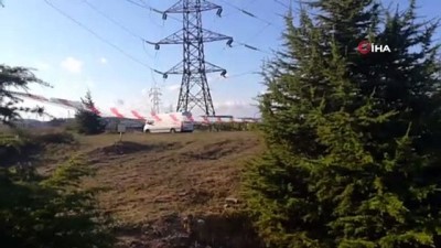 yuksek gerilim hatti -  Kocaeli'de yüksek gerilim direğinin ayaklarında bomba bulundu Videosu