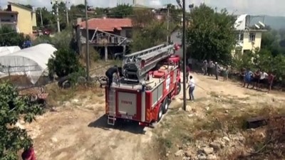 Manavgat'ta ev yangını - ANTALYA