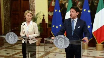 bakanlik - AB Komisyonu'nun yeni başkanından İtalya'ya ziyaret - ROMA Videosu