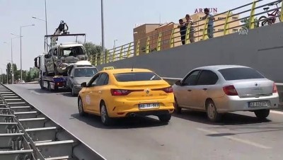 tur otobusu - Konya'da zincirleme trafik kazası: 6 yaralı  Videosu