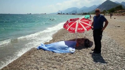 cenaze - Denize giren bir kişi boğuldu - ANTALYA Videosu