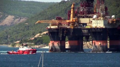 gemi trafigi - Dev petrol arama platformu Çanakkale Boğazı'nda - ÇANAKKALE  Videosu