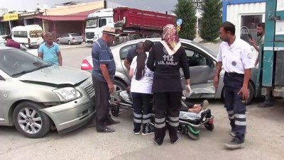 Trafik kazası güvenlik kamerasında - KAHRAMANMARAŞ 