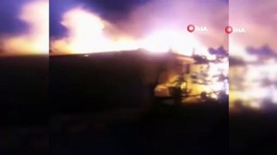  Bolu’da, 2 ev alev alev yandı 