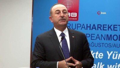  Dışişleri Bakanı Mevlüt Çavuşoğlu: 'Biz her zaman Avrupa Birliği'ne birlikte yürüyelim diyoruz' 