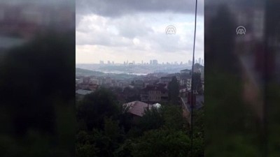 Sağanak yağış etkili oluyor - Çamlıca - İSTANBUL 