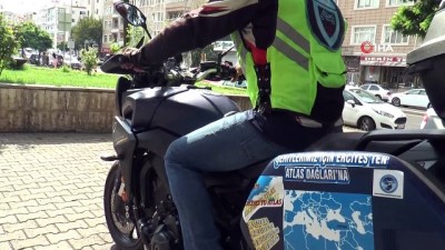 motosikletci -  Şehitler için 15 bin kilometre gidecekler  Videosu