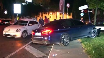  Ters yönden gelen cip kazaya davetiye çıkarttı