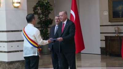 aria - Büyükelçi Hernandez, Cumhurbaşkanı Erdoğan'a güven mektubu sundu - ANKARA  Videosu