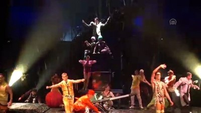 yer cekimi - Cirque du Soleil, Bazzar'ı sahneledi - İSTANBUL  Videosu
