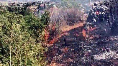  Fethiye’de makilik alanda yangın 