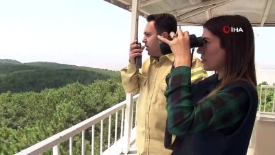 yangin yeri -  Ankara ormanlarının 'yangın gözlemcileri' 7/24 tetikte...Beynam Ormanları havadan görüntülendi  Videosu