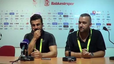  Balıkesirspor- Büyükşehir Belediye Erzurumspor maç sonu açıklamaları 