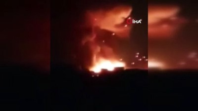 hava saldirisi -  - İsrail ordusu: 'Şam'da İran hedeflerini vurduk'  Videosu