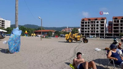 gurbetci -  Selin getirdiği odun parçaları ve çöpler Filyos sahiline vurdu  Videosu