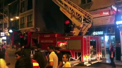 cati kati -  Sinop’ta bir otelin mutfağında yangın çıktı  Videosu