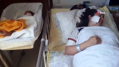 yogun bakim unitesi -  Doğumdan sonrası kocası tarafından bıçaklanmıştı...Dehşeti yaşayan kadın, bebeğini kucağına aldı  Videosu