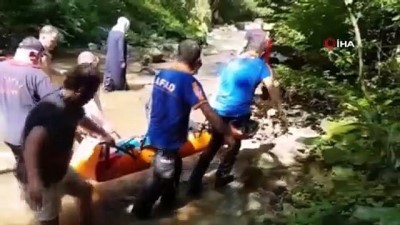 uzunlu -  Kanyonda yaralı halde mahsur kalan vatandaş için kurtarma ekipleri seferber oldu  Videosu