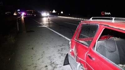  Kayseri’de iki araç çapıştı: 10 yaralı 
