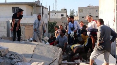 muhalifler - Esed rejiminden İdlib'e hava saldırısı: 6 ölü - İDLİB Videosu