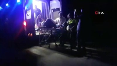 kacak multeci -  Kaçak mültecilerle yaşanan kovalamaca da bir polis yaralandı  Videosu