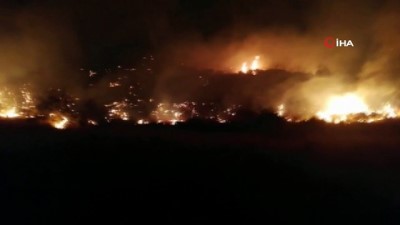  Kumluca'da korkutan yangın söndürüldü