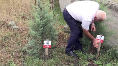 15 Temmuz şehitlerinin isimleri fidanlıkta yaşatılıyor - TOKAT 