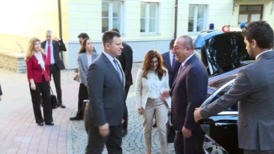  - Bakan Çavuşoğlu, Estonya Başbakanı Ratas ile görüştü