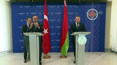Çavuşoğlu-Makei ortak basın toplantısı - MİNSK