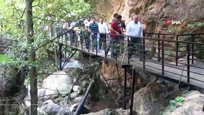  Mersin'de 'Saklı Şelale' turizme kazandırılıyor 