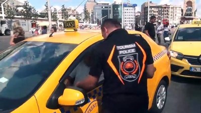 trafik polisi -  Taksim’de taksicilere şok uygulama  Videosu